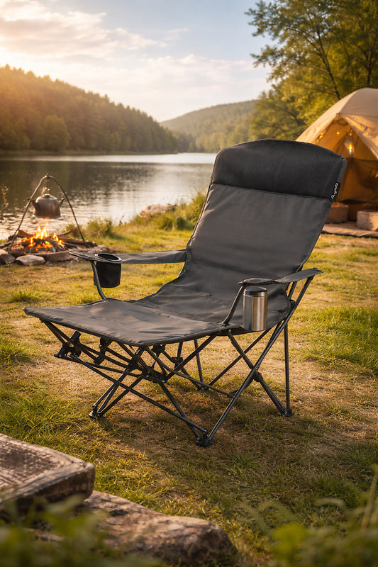 Qeedo Johnny Relax Campingstuhl faltbar, 2-fach verstellbar & mit Liegefunktion