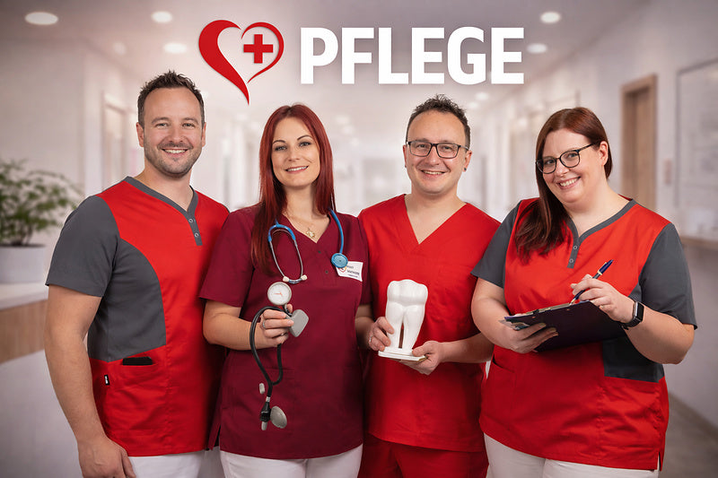 Pflegebekleidung für Damen und Herren – funktional, modern und alltagstauglich