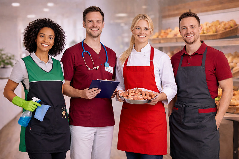 Berufsbekleidung nach Branche – Perfekt abgestimmt für Ihren Arbeitsalltag