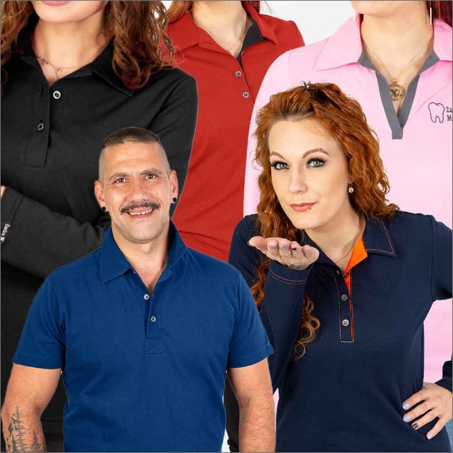 Arbeitspoloshirts kaufen – hochwertige Poloshirts für Unternehmen, Service & Handwerk