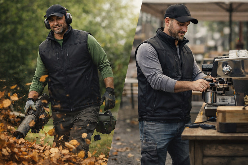 Softshellwesten und Gilets für die Arbeit
