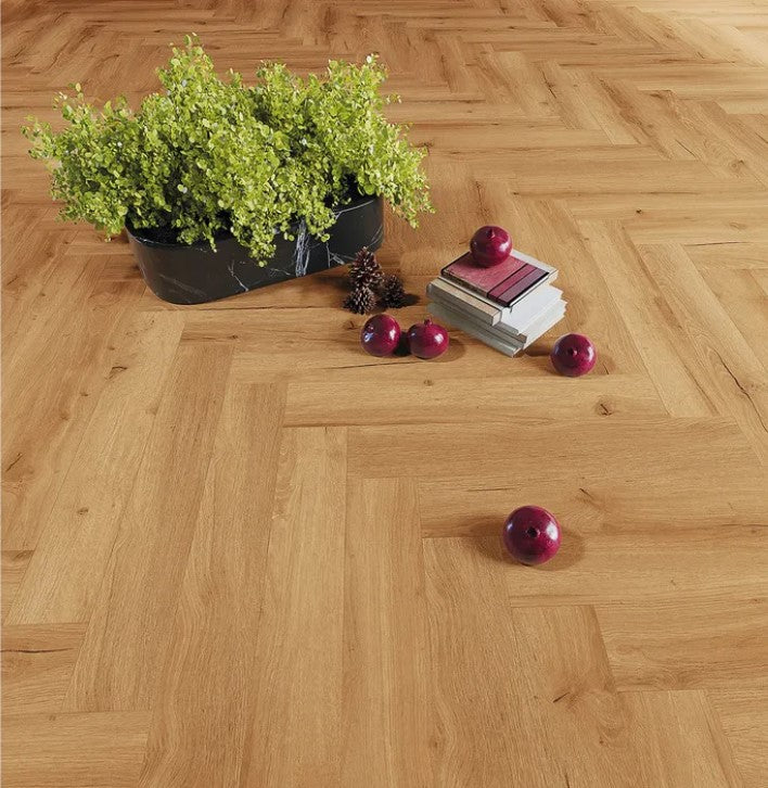 Click Vinylboden Design 555 Wooden Styles Fischgräte 7,0MM/NS 0,55MM