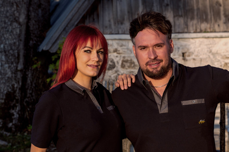 Performance Poloshirts Luan und Luana von Alex Wieland - Performance Textilien für den Privatbereich