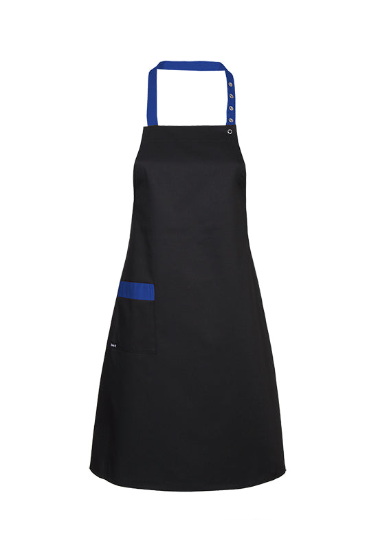 Hochwertige, einfache Latzschürze Abu Dhabi_Black Edition von Enrico Wieland Berufsmode