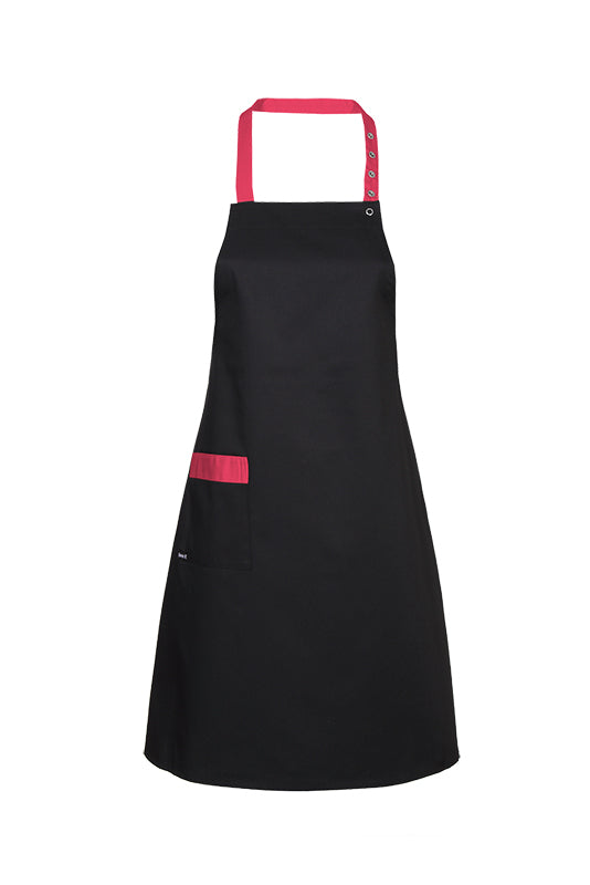 Hochwertige, einfache Latzschürze Abu Dhabi_Black Edition von Enrico Wieland Berufsmode