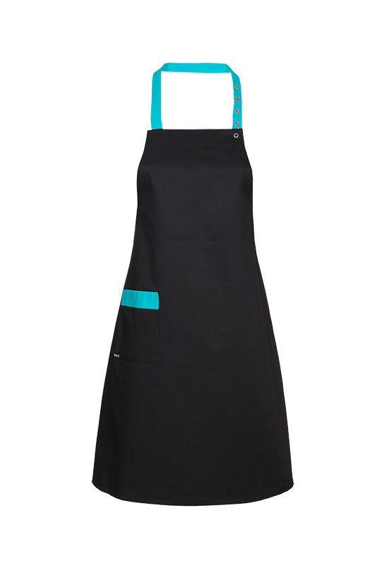 Hochwertige, einfache Latzschürze Abu Dhabi_Black Edition von Enrico Wieland Berufsmode