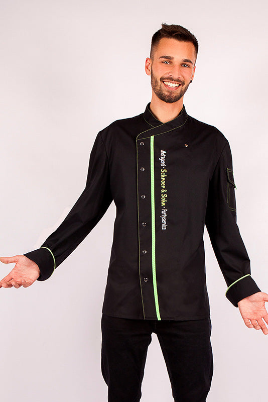 Kochjacke Alejandro_Black Edition von Enrico Wieland