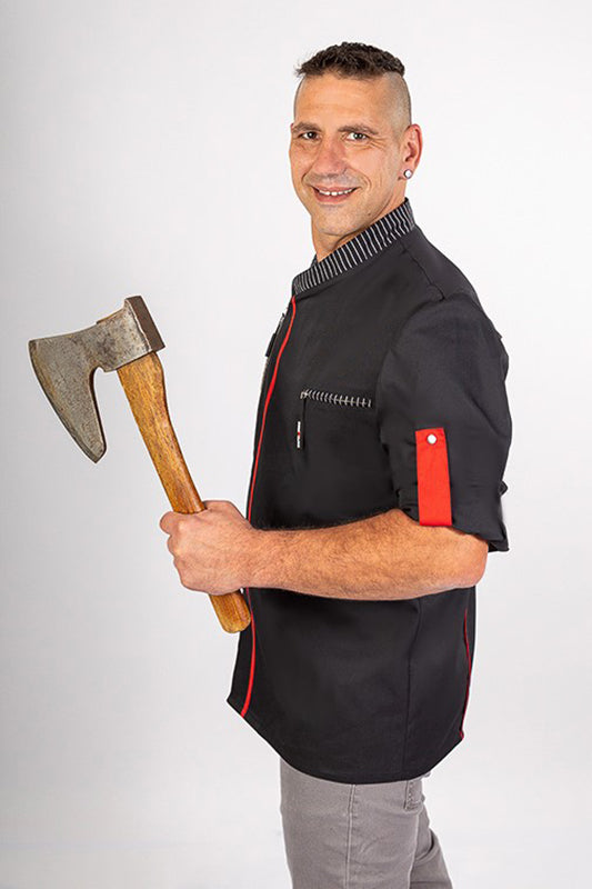 Kochjacke Alejandro_mit Reißverschluss_Serie 129 von Enrico Wieland