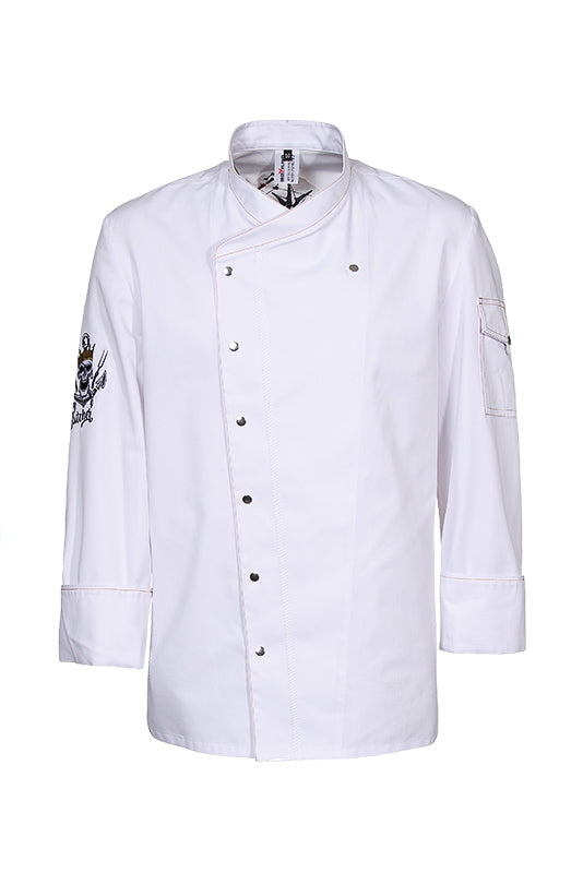 Herren Kochjacke Alejandro_Spicy Butcher Edition in Weiß