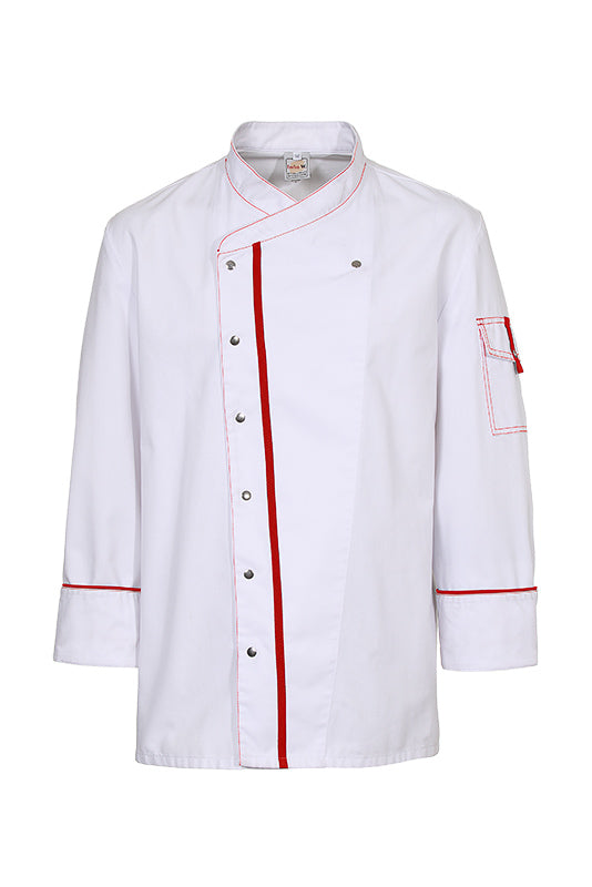 Kochjacke Alejandro_White Edition von Enrico Wieland Berufsbekleidung