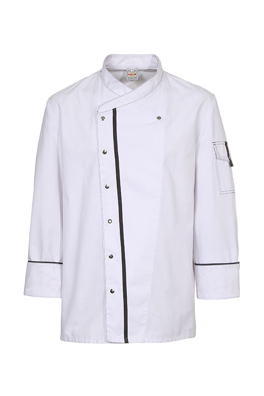 Kochjacke Alejandro_White Edition von Enrico Wieland Berufsbekleidung