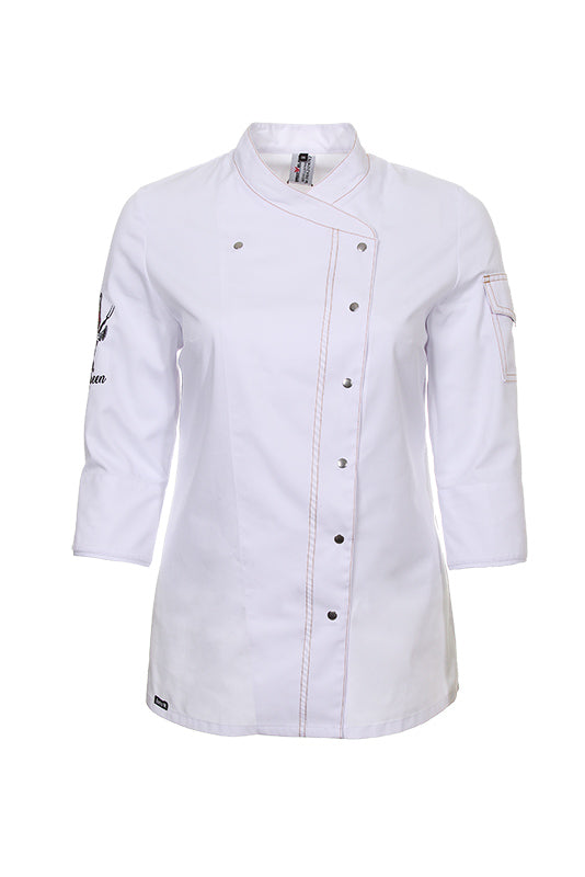 Damenkochjacke Alessia_Spicy Butcher Edition in Weiß
