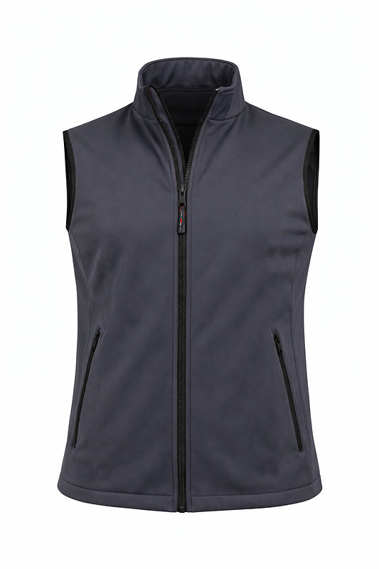 Men's Softshell Vest Anouk_Grey Edition – modern, comfortable and made in Germany