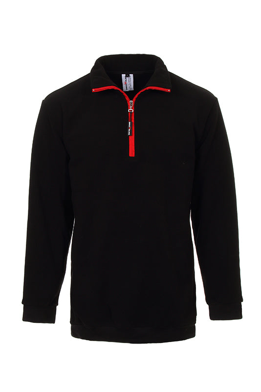 Fleece Half-Zip Pulli Asien_Black Edition von Enrico Wieland