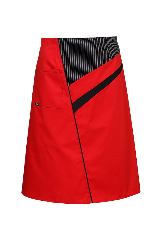 Rote Vorbinde- und Bistroschürze Bahrein_Serie 129 von Enrico Wieland