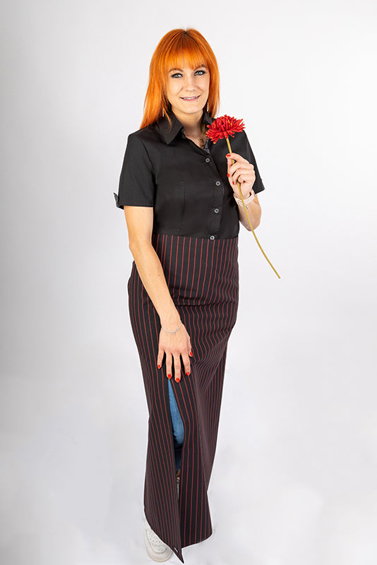 Vorbinde- und Bistroschürze Barnitz_Black Cherry Edition von Enrico Wieland