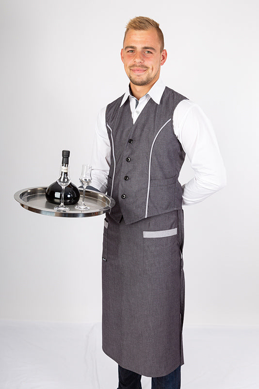 Vorbinde- und Bistroschürze Bernau_Jeans Edition von Enrico Wieland