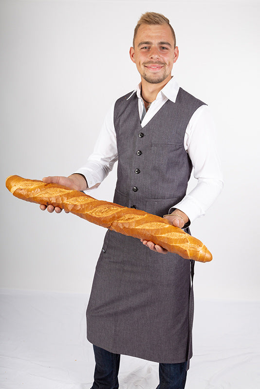 Vorbinde- und Bistroschürze Bernau_Jeans Edition von Enrico Wieland