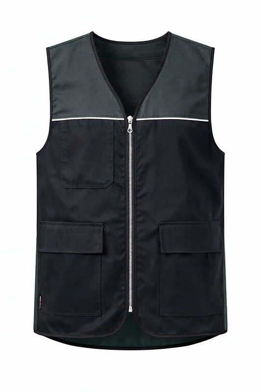 Reinigungsweste mit Schlüsselring & wasserdichten Taschen – leicht, funktional & unisex