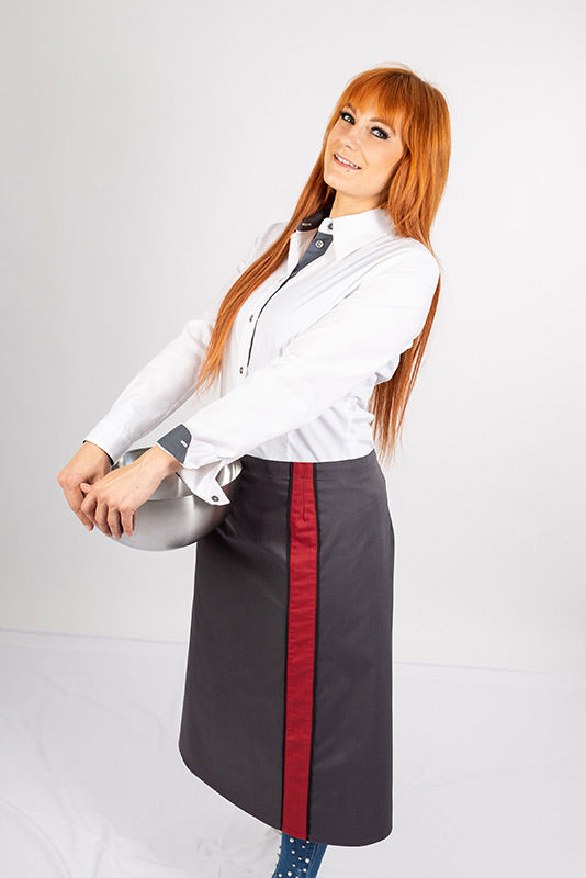 Vorbinde- und Bistroschürze Brandenburg I_Graphite Edition