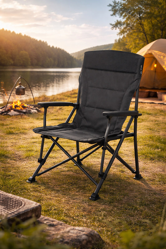 campingstühle jumbo Qeedo Johnny XXL-Campingstuhl faltbar & belastbar bis 250 kg Haptics:No Haptics retrobikefranken - Hercules / Miet-Produkt