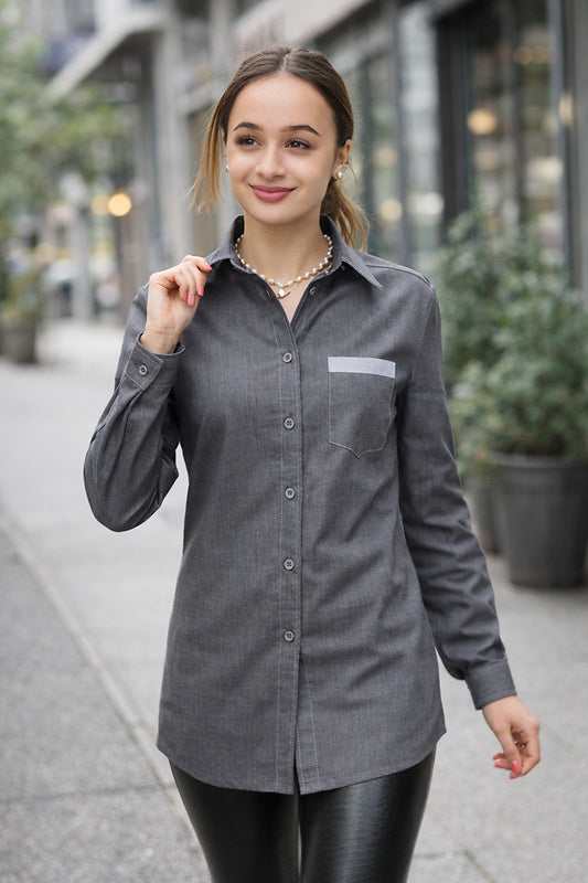 Ladies' Denim Blouse Rosalie