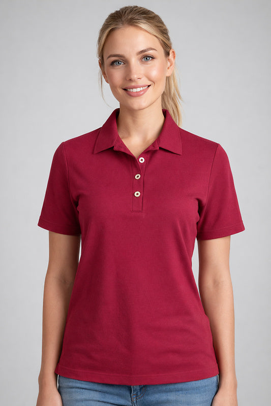 Damen Poloshirt Pathilda Kurzarm – pflegeleichtes Berufspolo aus Piqué für viele Branchen