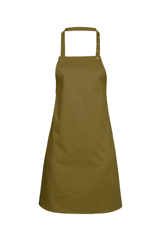 Latzschürze Dubai mit verstellbaren Halsband in olive