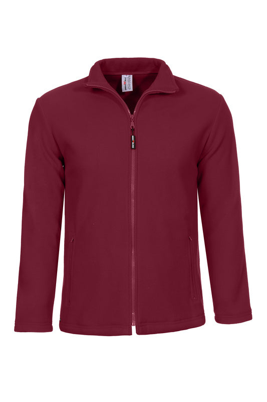 Herren Fleecejacke Elliot in Weinrot