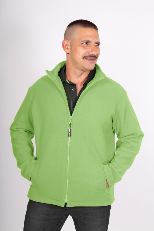 Herren Fleecejacke Elliot in Grün