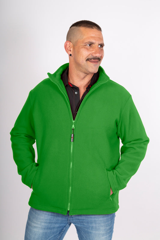 Herren Fleecejacke Elliot in Grün