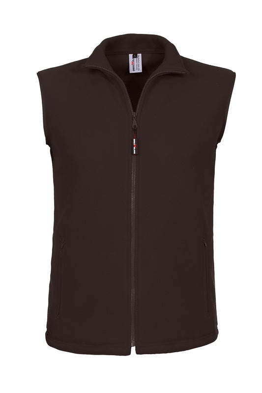 Herren Fleeceweste Elviro in Braun
