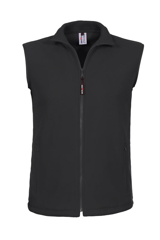 Herren Fleeceweste Elviro in Dunkelgrau