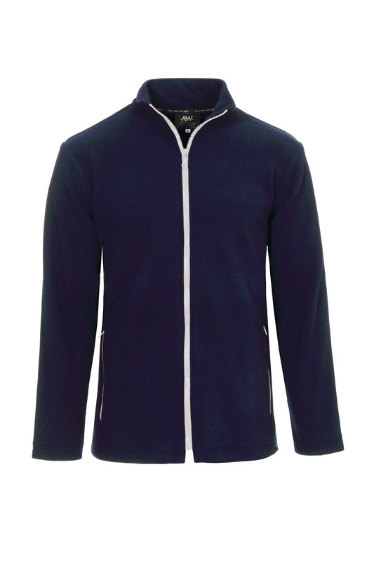 Herren Fleecejacke Emilio_Navy Edition mit weißen Reißverschluss