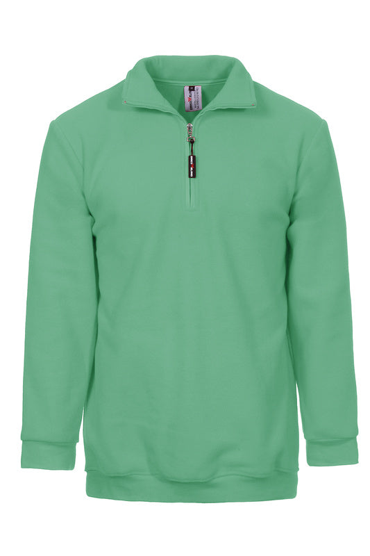 Half-zip Fleece Pullover Europa in Mintgrün
