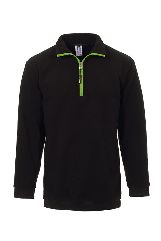 Fleece Half-Zip Pulli Asien_Black Edition von Enrico Wieland