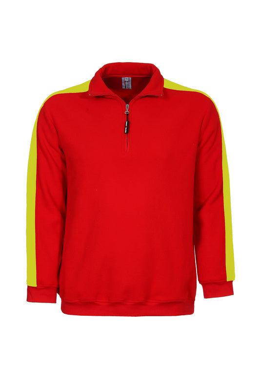 Fleece Pulli Africa_Signal Edition in Rot