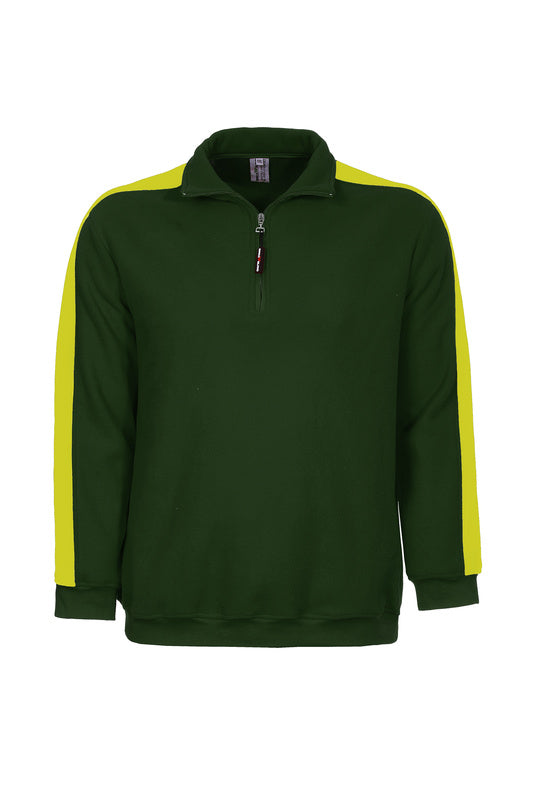 Fleece Pulli Africa_Signal Edition in Grün
