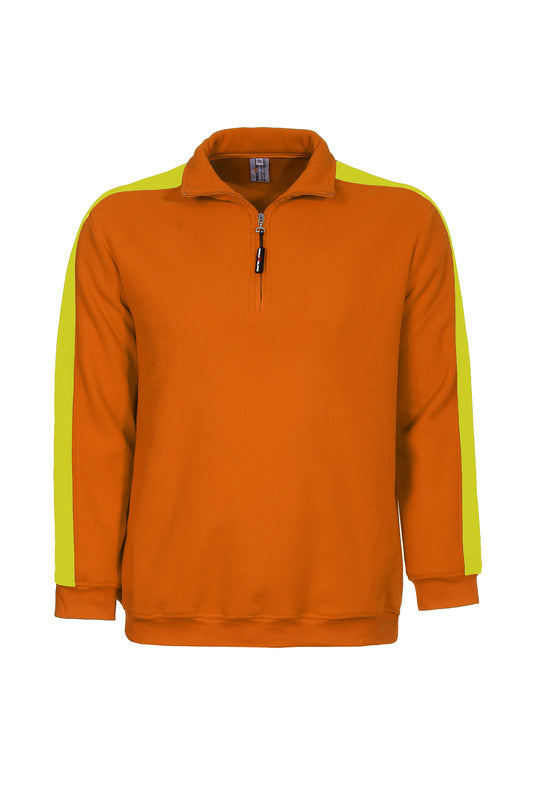 Fleece Pulli Africa_Signal Edition in Warnfarbe