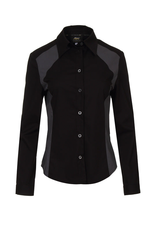 Damenbluse Francesca_Black Beauty