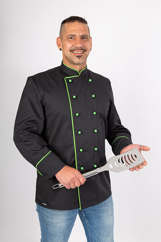 Kochjacke Heinz_Black Edition von Enrico Wieland