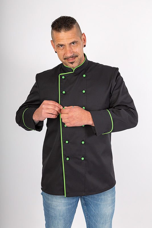 Kochjacke Heinz_Black Edition von Enrico Wieland
