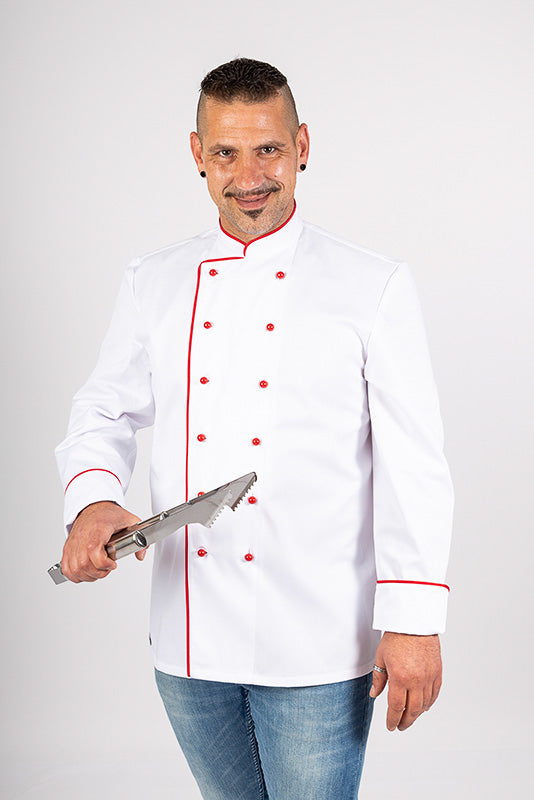 Kochjacke Heinz_White Edition von Enrico Wieland