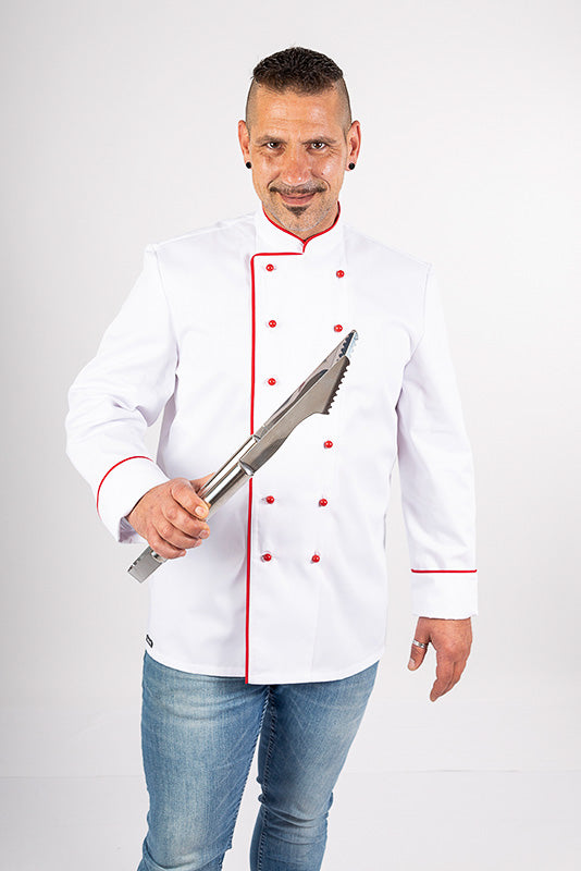 Kochjacke Heinz_White Edition von Enrico Wieland