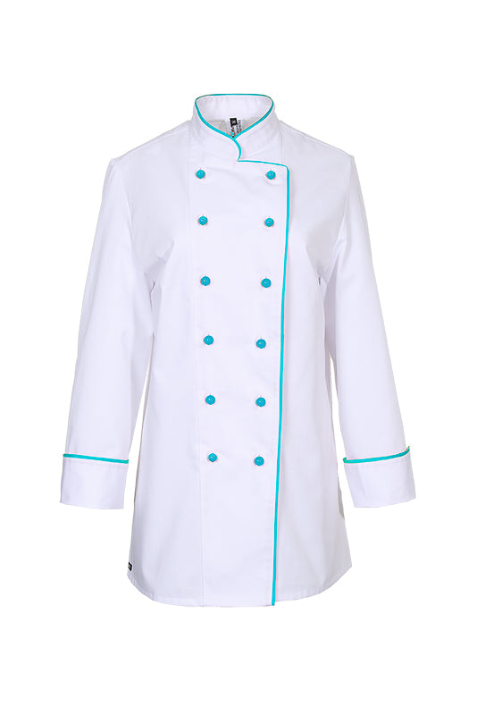 Damenkochjacke Henriette_White Edition von Enrico Wieland