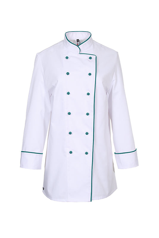Damenkochjacke Henriette_White Edition von Enrico Wieland