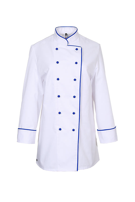 Damenkochjacke Henriette_White Edition von Enrico Wieland