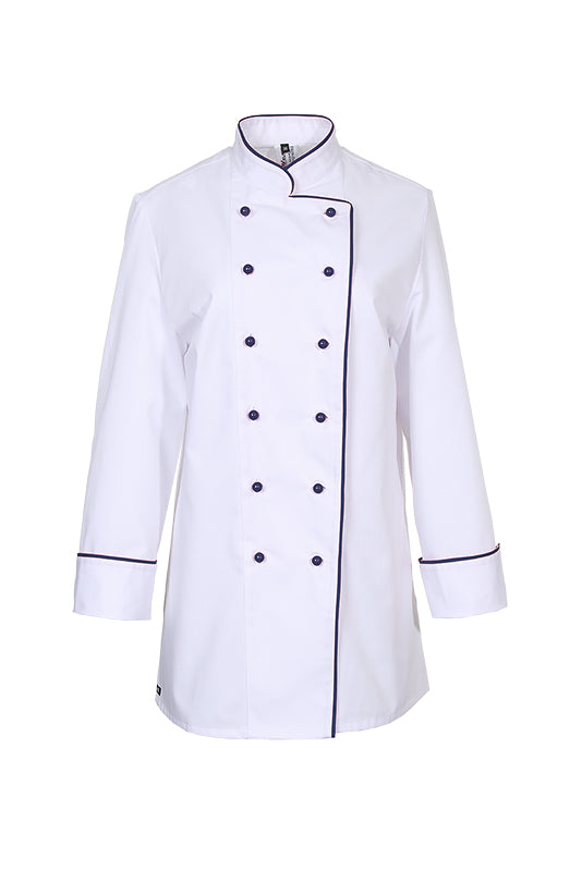 Damenkochjacke Henriette_White Edition von Enrico Wieland