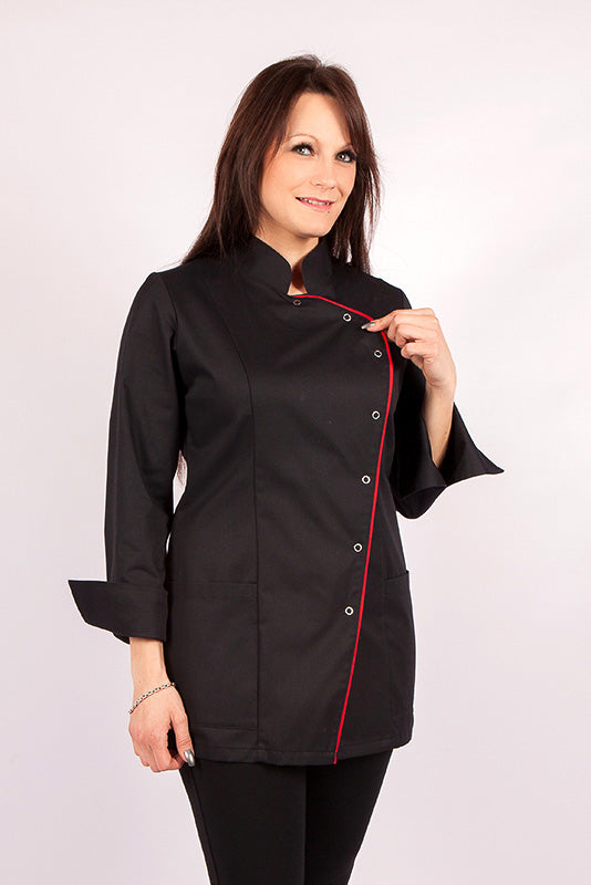 Damenkochjacke Hiara_Black Edition von Enrico Wieland