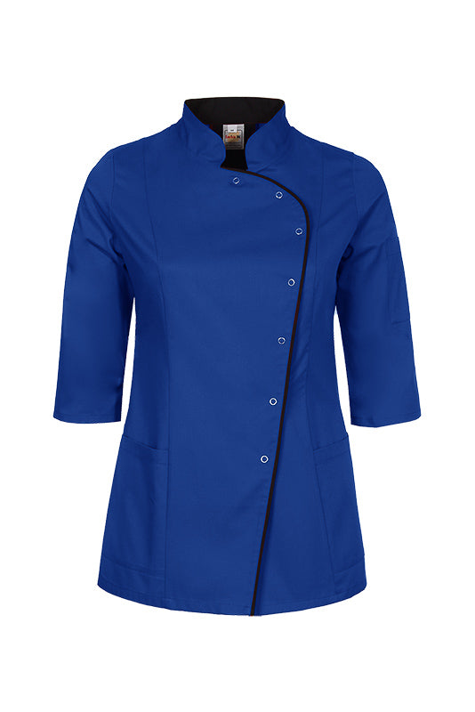 Damenkochjacke Hiara in blau von Enrico Wieland